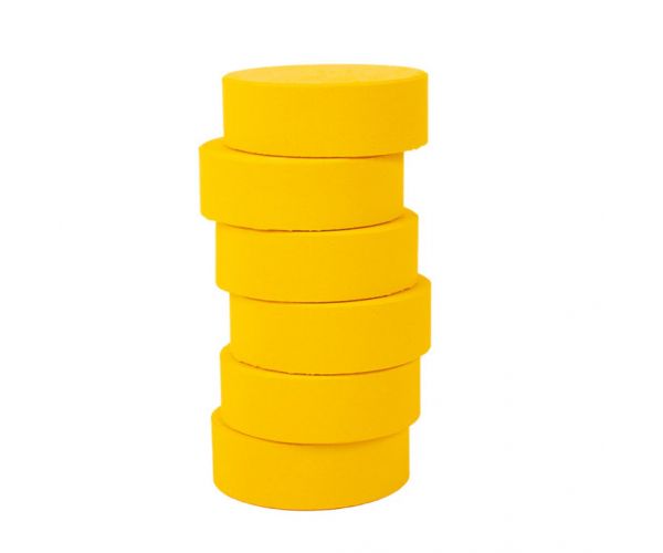 PlayBox: Disc de acuarelă galben cald, 55-57mm, 1 buc.