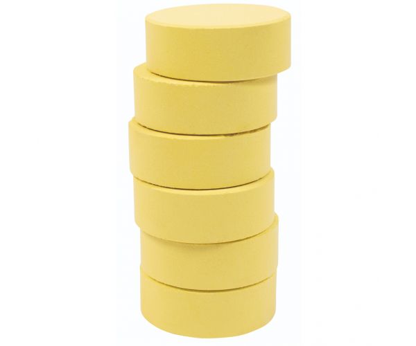 PlayBox: Disc de acuarelă galben deschis de lămâie, 44mm, 1 buc.