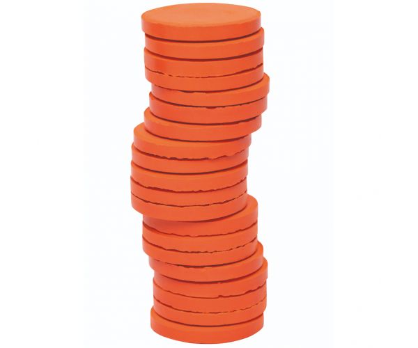 PlayBox: Disc de acuarelă portocaliu 30mm 1buc
