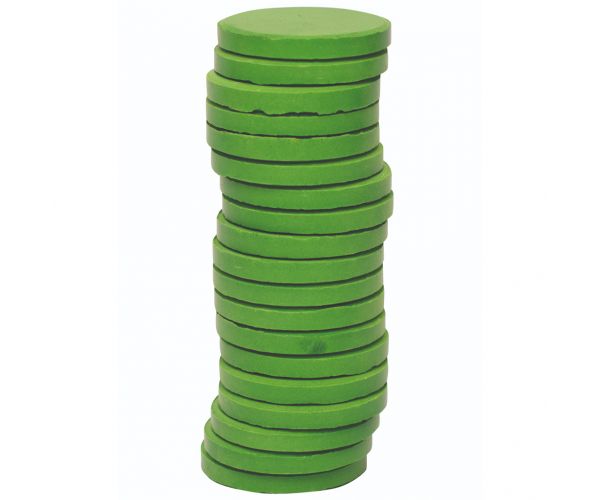 PlayBox: Disc de vopsea verde în apă, 30mm, 1 buc.