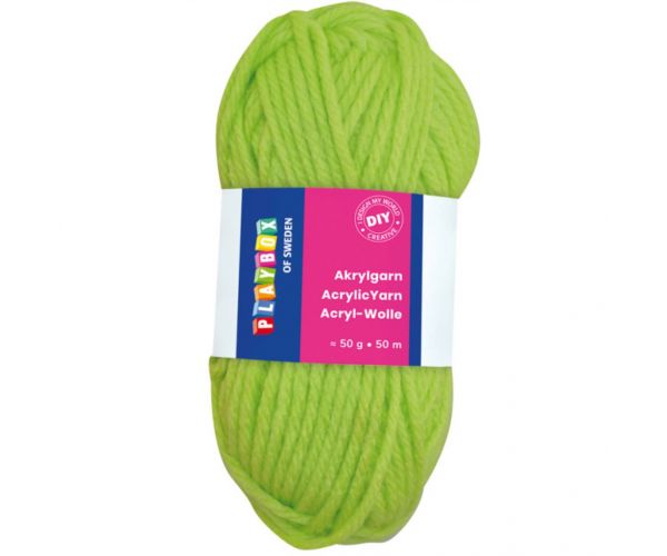 PlayBox: Fir acrilic 50g, 50m, culoare verde