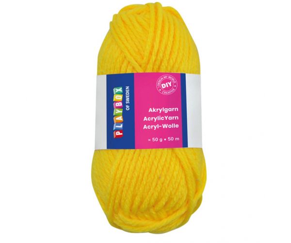 PlayBox: Fir acrilic 50g galben