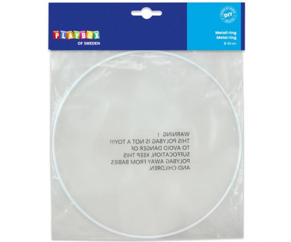 PlayBox: Inel metalic alb 20cm
