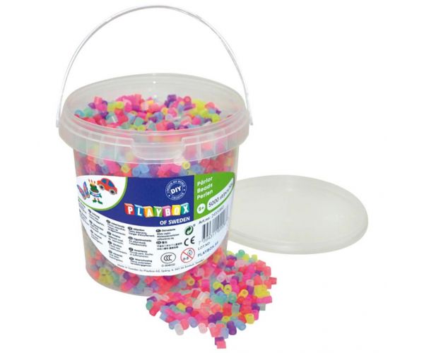 PlayBox: Mix de 5000 de mărgele strălucitoare MIDI de 5mm pentru călcat