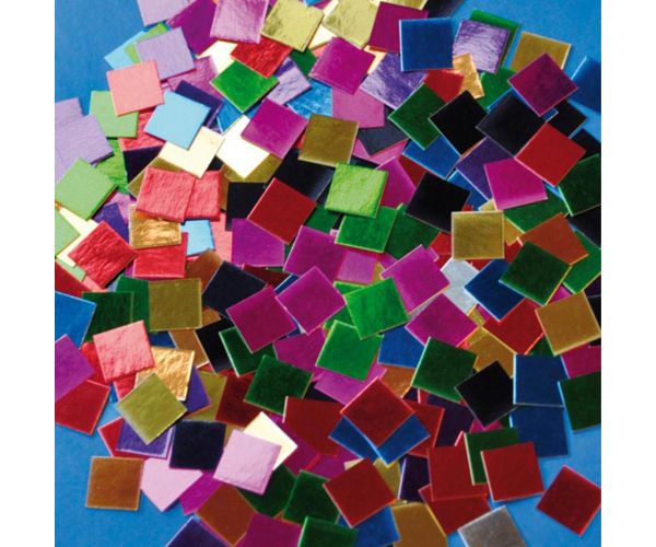 PlayBox: Mozaic de hârtie în culori metalice, set de 10000 bucăți, 10x10mm.