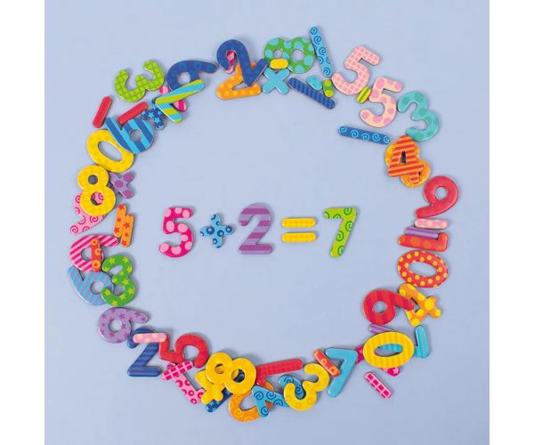 PlayBox: Numere și simboluri magnetice, set de 68 de piese