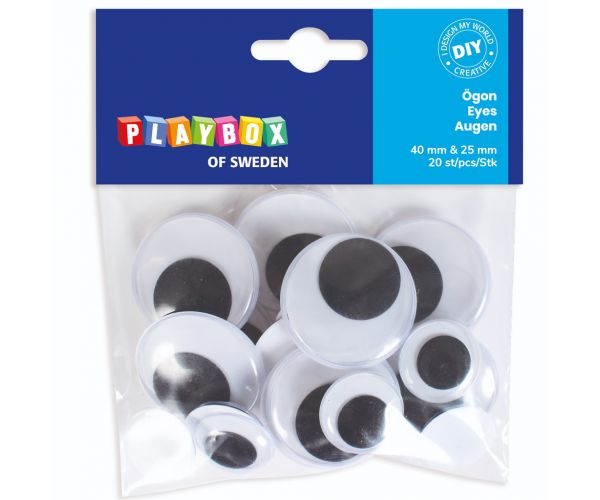 PlayBox: Ochi mobili în două dimensiuni, set de 20 de bucăți.