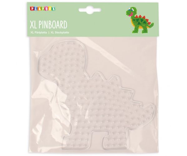 PlayBox: Placă de bază mare XL pentru mărgele termoadezive cu dinozauri, 1 bucată