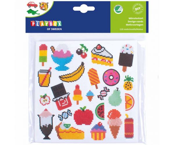 PlayBox: Șabloane pentru mărgele MIDI de 5mm care se pot călca, cu 110 motive