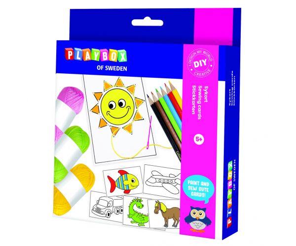PlayBox: Set creativ de cusut cu accesorii