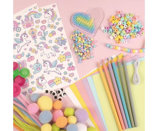 PlayBox: Set creativ de lucru manual în culori pastelate