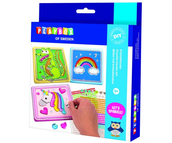 PlayBox: Set creativ de realizare a imaginilor cu strasuri