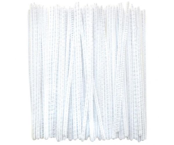 PlayBox: Set de 100 fire chenille albe