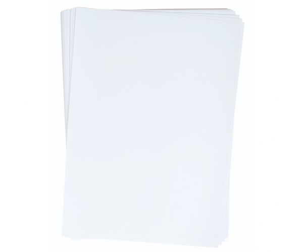 PlayBox: Set de 25 de coli de carton alb A4, 180g