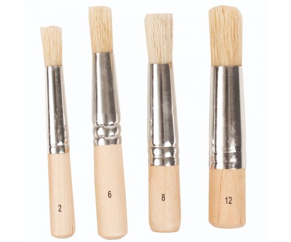PlayBox: Set de 4 pensule cu păr de mistreț