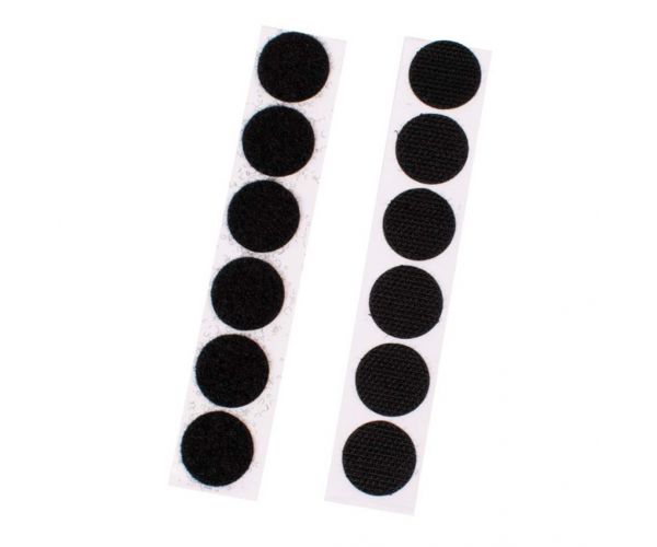 PlayBox: Set de benzi autoadezive negre de 20mm, 12 bucăți