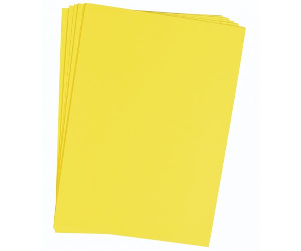 PlayBox: Set de carton galben lămâie A4, 25 de bucăți, 180g