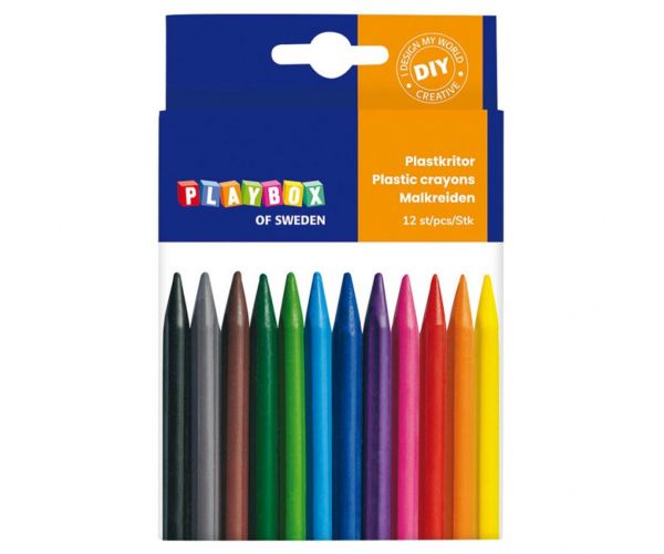 PlayBox: Set de creioane cerate, 12 bucăți