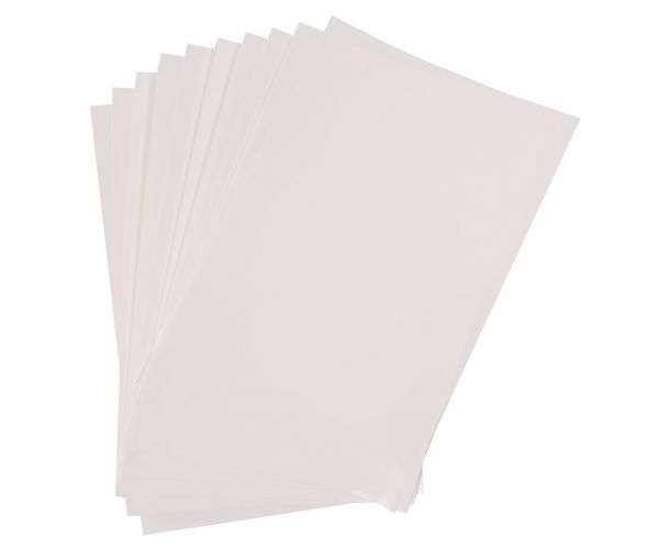 PlayBox: Set de foi albe termocontractabile 10 bucăți 20x30cm