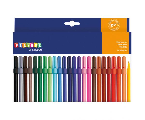 PlayBox: Set de markere, pachet de 24 bucăți