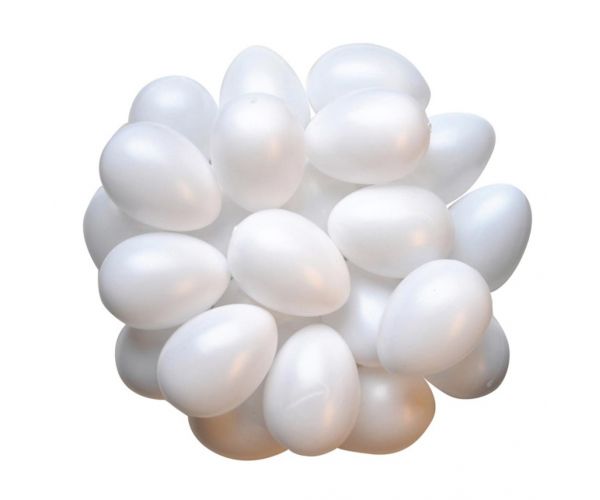 PlayBox: Műanyag 25 db-os tojás szett 6x4,5cm
