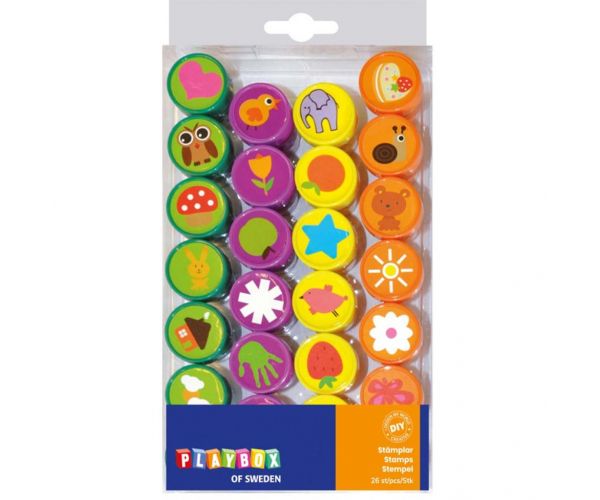 PlayBox: Set de tipar cu 26 de piese cu diferite motive.