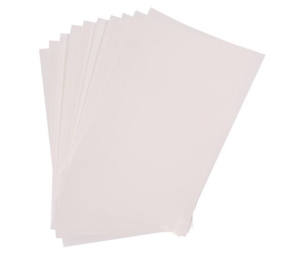 PlayBox: Set folie termocontractabilă albă 20x30cm, 5 bucăți