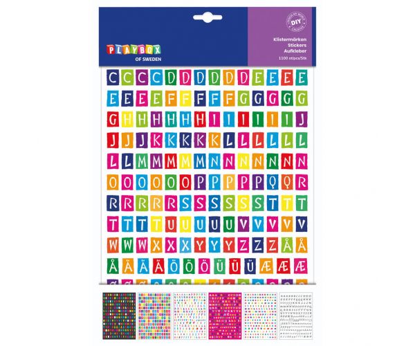 PlayBox: Set mare de autocolante creative, 1100 de bucăți