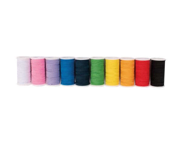 PlayBox: Șnururi elastice colorate 10 x 5 m, 1 mm