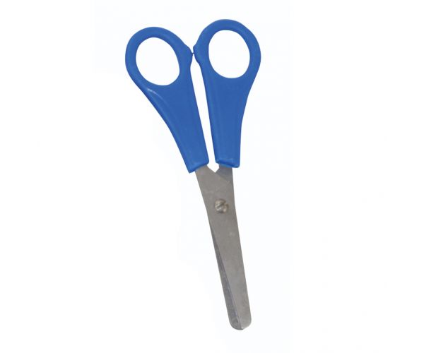 PlayBox: Stilou albastru cu vârf rotunjit de 13 cm.
