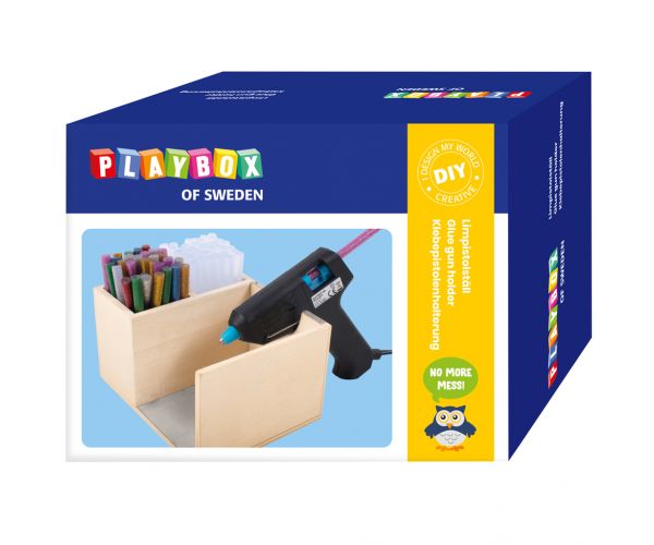 PlayBox: Fa ragasztópisztoly tartó állvány 14,5x11cm