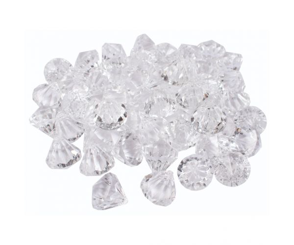 PlayBox: set de 50 de cristale din plastic de 3,7 cm