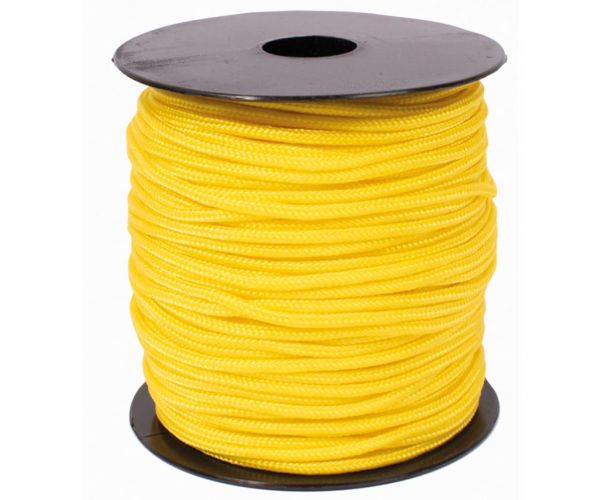 Playbox: Frânghie de legat galbenă de 2 mm, 50 metri