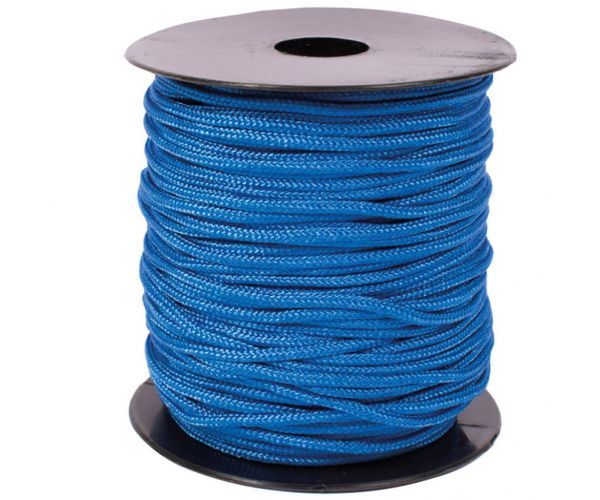Playbox: Frânghie de noduri albastră de 2 mm, 50 de metri