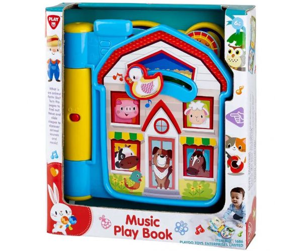 Playgo: Viața la fermă - Carte muzicală pentru copii