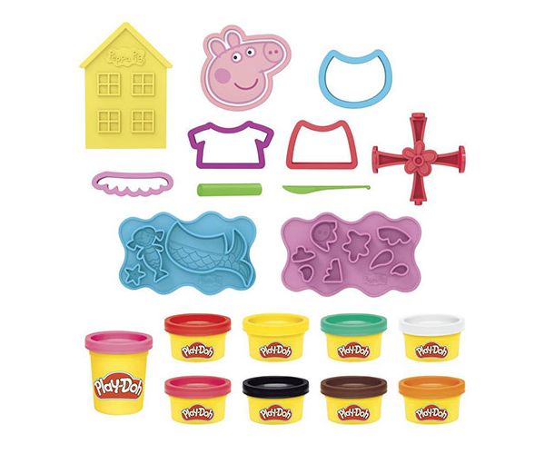 Play-Doh: Peppa Malac Stylin gyurmakészlet kiegészítőkkel - Hasbro