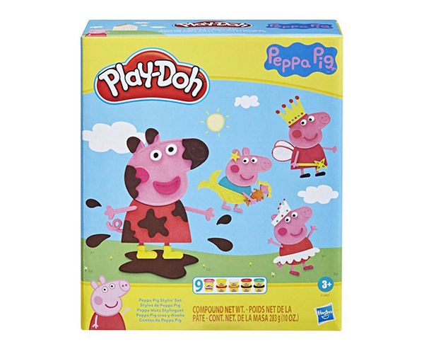 Play-Doh: Peppa Malac Stylin gyurmakészlet kiegészítőkkel - Hasbro
