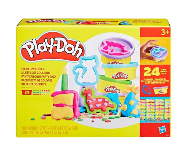 Play-Doh: Set de joc pentru petrecere cu 24 de plastiline și accesorii - Hasbro