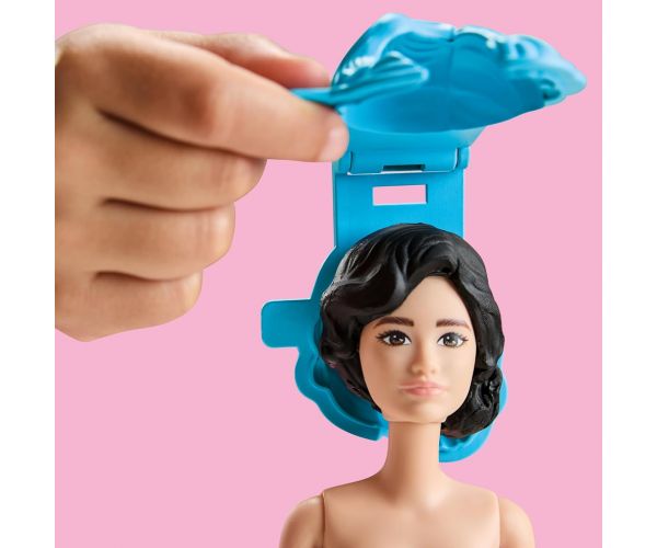 Play-Doh: Set de plastilină Barbie Bijuterii și panglici strălucitoare cu păpușă – Hasbro