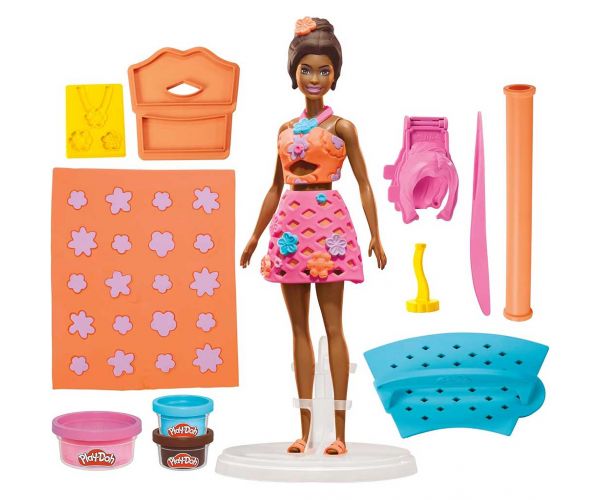 Play-Doh: Set de plastilină Barbie Zi la plajă - Hasbro