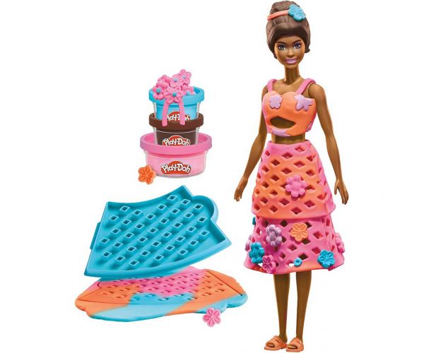 Play-Doh: Set de plastilină Barbie Zi la plajă - Hasbro
