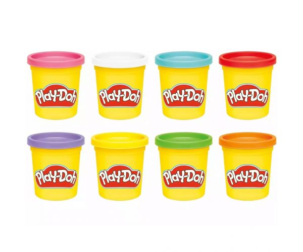 Play-Doh: Set de plastilină cu 8 cutii, 680g - Hasbro