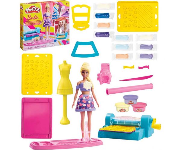 Play-Doh: Set studio de modele pentru designeri de modă Barbie - Hasbro