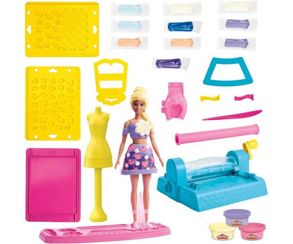 Play-Doh: Set studio de modele pentru designeri de modă Barbie - Hasbro