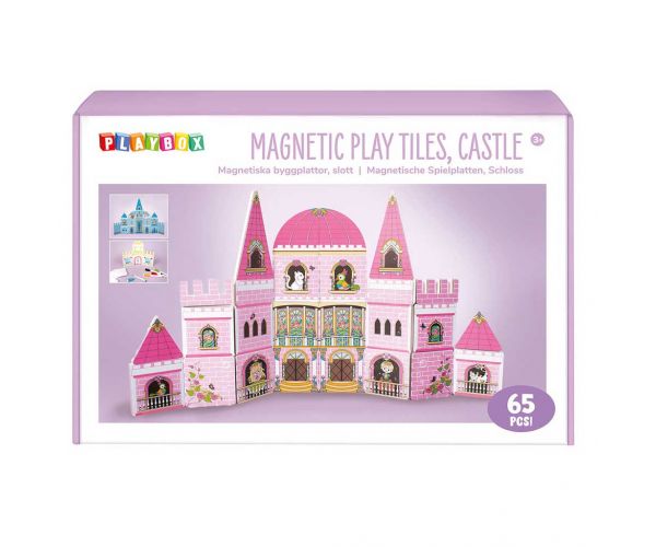PlayBox: Joc de construcție magnetic - Castel