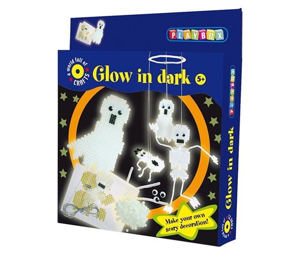 Playbox: Fluoreszkáló szellemek kreatív vasalható gyöngyszett
