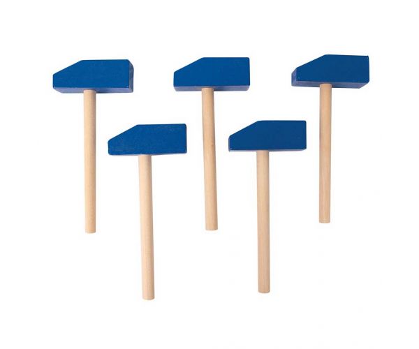 PlayBox: Set de 5 ciocane din lemn