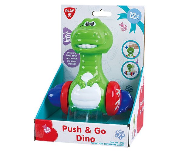 Playgo: Nyomd és gurul vidám kisdinó