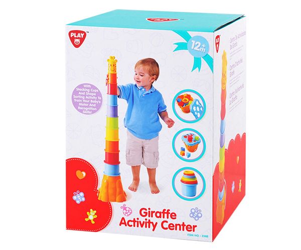 Playgo: Zsiráfos aktív center bébijáték