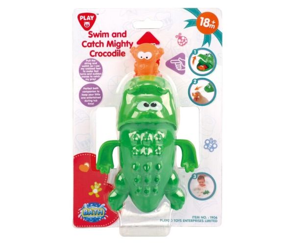 Playgo: Crocodil flămând jucărie de baie
